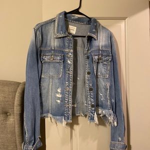 Distressed Jean Jacket